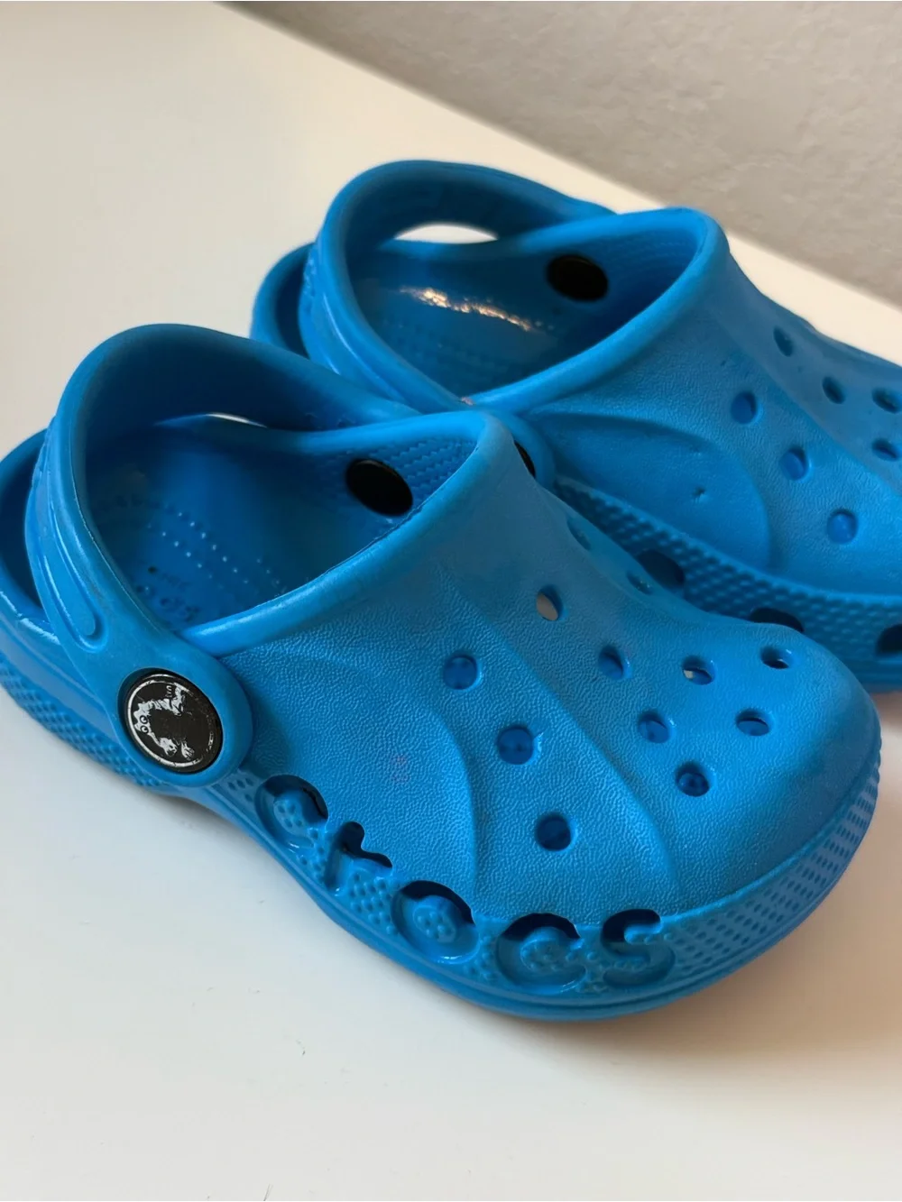 CROCS Kids Bright Blue Classic Clog SIZE : C5